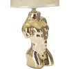 Mauro Ferretti Tischlampe Glam Mann E27 25x42,5 cm gold