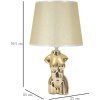 Mauro Ferretti Tischlampe Glam Frau E27 Ø 25x39,5 cm gold