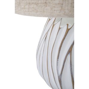 Mauro Ferretti Настольная лампа Honduras E27 Ø 35x48 см белый мытый