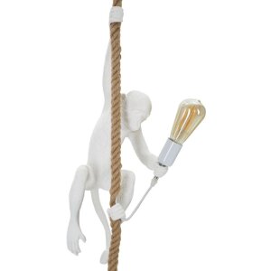 Потолочный светильник Mauro Ferretti monkey E27 Ø 27x32x60 см бело-коричневый