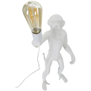 Настольная лампа Mauro Ferretti monkey E27 Ø 26x34x55 см белая