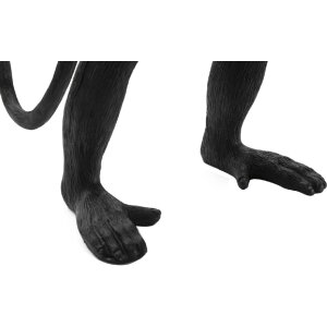 Mauro Ferretti Tischleuchte Affe E27 Ø 26x34x55 cm schwarz