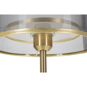 Mauro Ferretti Tischleuchte Ebenen E27 Ø 25x48 cm schwarz gold