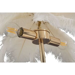 Mauro Ferretti настольная лампа пальма 2-светлая E14 Ø 40x55 см белое золото