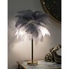 Mauro Ferretti Tischleuchte Palme 2-flammig E14 Ø 55x60 cm grau gold
