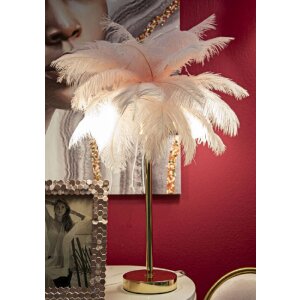 Mauro Ferretti настольная лампа пальма 2-светлая E14 Ø 40x55 см розовое золото