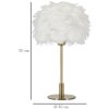 Mauro Ferretti Tischleuchte Kugelfeder E27 Ø 30x50 cm gold weiß