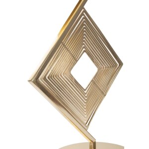 Mauro Ferretti Tischleuchte Move E27 Ø 30x56 cm gold weiß