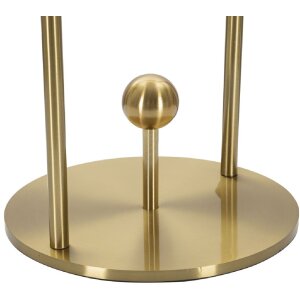 Mauro Ferretti Tischleuchte Glamy Arc E14 Ø 21x47 cm gold weiß