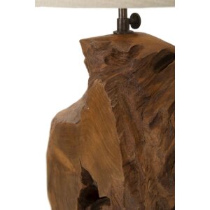 Mauro Ferretti Настольная лампа Kepala E27 Ø 35x69 см коричневый