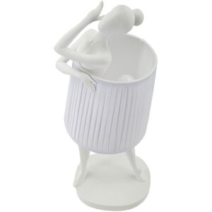 Mauro Ferretti Tischleuchte Ballett E14 Ø 29x25x62,5 cm weiß