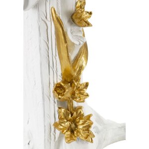 Mauro Ferretti настольная лампа попугай E27 20x20x50,5 см белое золото