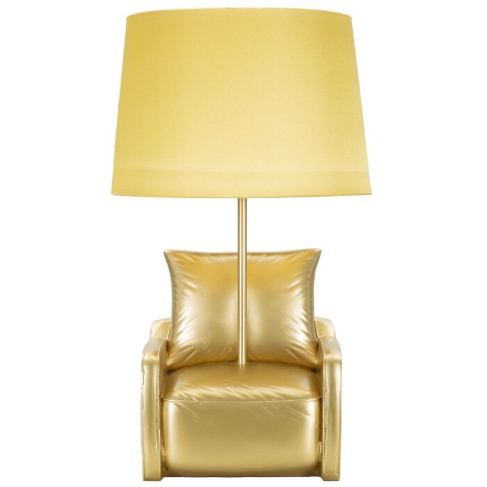 Mauro Ferretti настольная лампа середины века E27 26x46 см золото