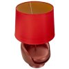 Mauro Ferretti Tischleuchte Jahrhundertmitte E27 26x43 cm rot