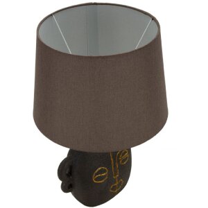 Mauro Ferretti Tischleuchte Tribal E27 Ø 30,5x46 cm braun gold