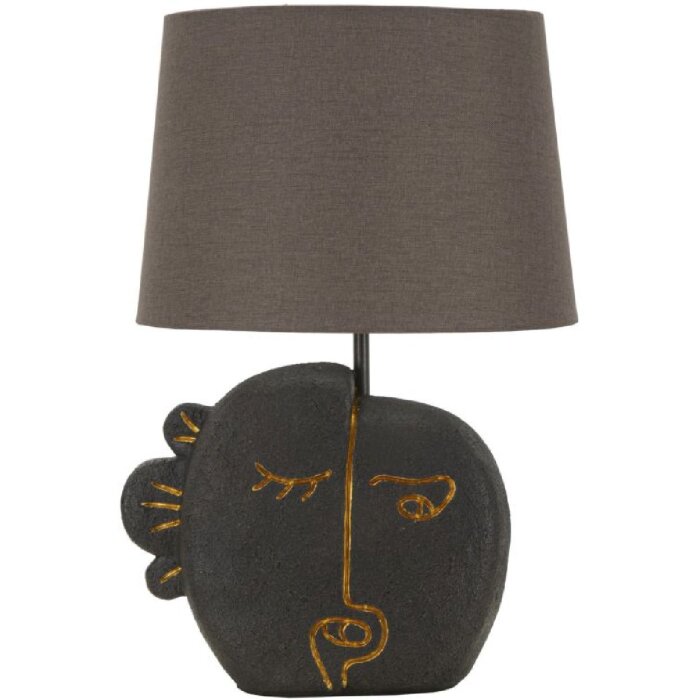 Mauro Ferretti Tischleuchte Tribal E27 Ø 27,5x39,5 cm braun gold