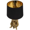 Mauro Ferretti Настольная лампа Собака E27 26x43,8 см золотая черная