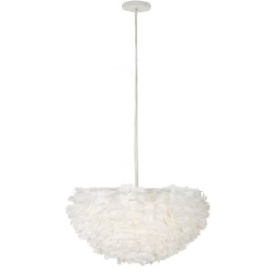 Mauro Ferretti Deckenleuchte Feder E27 Ø 60x30 cm...