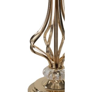 Mauro Ferretti Tischleuchte Tarty E27 Ø 25x54 cm weiß gold