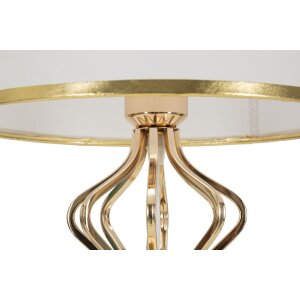 Mauro Ferretti Настольная лампа Slimmy E27 28x53 см белая золотая