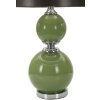 Mauro Ferretti Tischleuchte Eva Zwei E27 Ø 38x65 cm grün schwarz