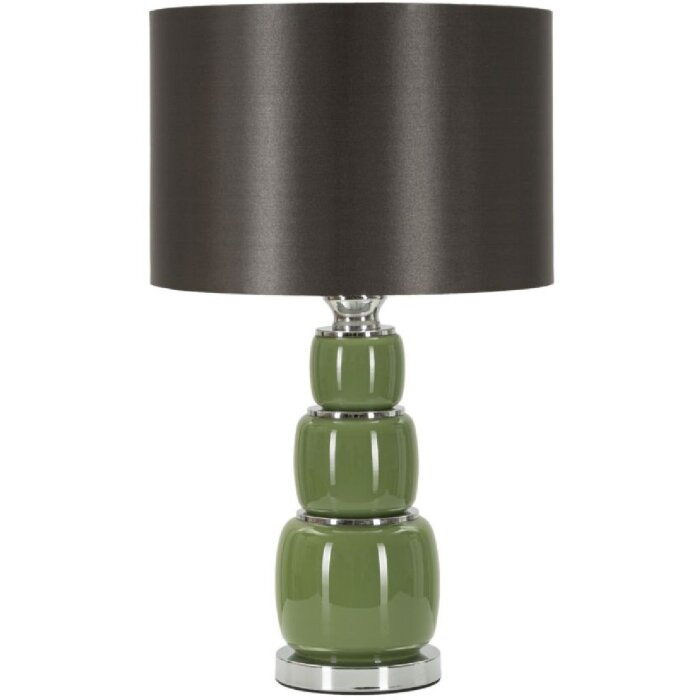 Mauro Ferretti Tischleuchte Eva Drei E27 Ø 32,5x55 cm grün schwarz