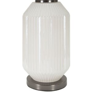 Mauro Ferretti Heiterkeit Настольная лампа E27 37,5x65 см белая серая