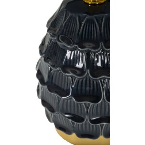 Mauro Ferretti Nachttischleuchte Pigny E14 Ø 15x30,5 cm blau