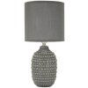 Mauro Ferretti Nachttischleuchte Punkte E14 Ø 15x30,5 cm grau