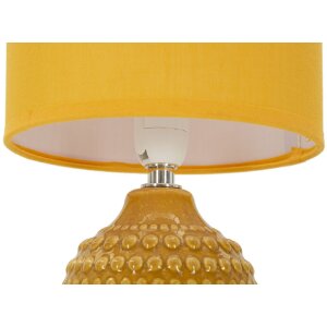 Mauro Ferretti Nachttischleuchte Punkte E14 Ø 15x30,5 cm ocker