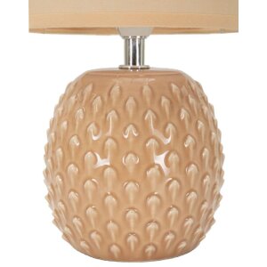 Mauro Ferretti Nachttischleuchte Pontus E14 Ø 14x27 cm pfirsich