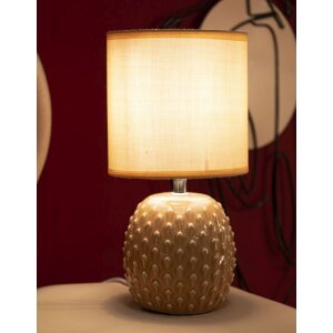 Mauro Ferretti Nachttischleuchte Pontus E14 Ø 14x27 cm pfirsich