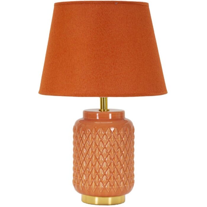 Mauro Ferretti Tischlampe Quadratisch E27 Ø 28x44 cm orange