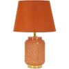 Mauro Ferretti Tischlampe Quadratisch E27 Ø 28x44 cm orange