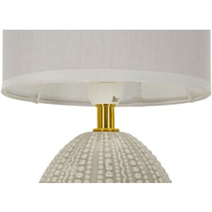 Mauro Ferretti Tischlampe Flavi E14 Ø 15x30,5 cm grau