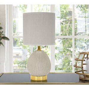 Mauro Ferretti Tischlampe Flavi E14 Ø 15x30,5 cm grau