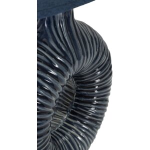 Mauro Ferretti Tischlampe Seta E14 28,5x15x43 cm blau