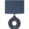 Mauro Ferretti Tischlampe Seta E14 28,5x15x43 cm blau