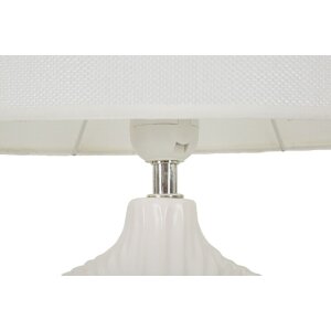 Mauro Ferretti Tischlampe Seta E14 28,5x15x43 cm weiß