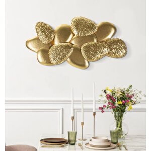 Mauro Ferretti Wandleuchte Shell E14 59,8x11x31 cm gold