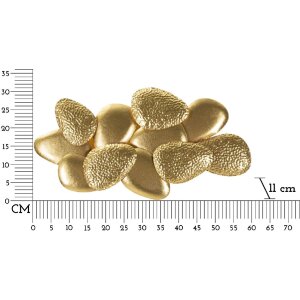 Mauro Ferretti Wandleuchte Shell E14 59,8x11x31 cm gold