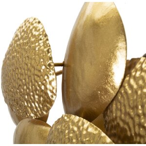 Mauro Ferretti Wandleuchte Shell E14 44x11x28 cm gold