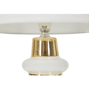 Mauro Ferretti Настольная лампа Liara E14 Ø 23x32 см белая и золотая