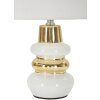 Mauro Ferretti Настольная лампа Liara E14 Ø 23x32 см белая и золотая