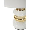 Mauro Ferretti Настольная лампа Liara E14 Ø 23x32 см белая и золотая