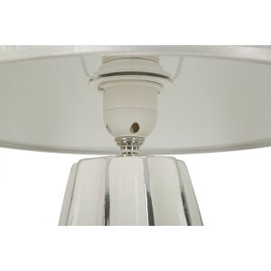 Mauro Ferretti Настольная лампа Emmi E27 Ø 30x45 см белая серебристая