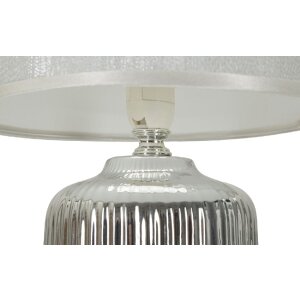 Mauro Ferretti Tischleuchte Lucina E14 Ø 20x29 cm weiß silber