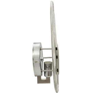 Mauro Ferretti Wandleuchte Ozean Silber E14 21x8x31 cm...