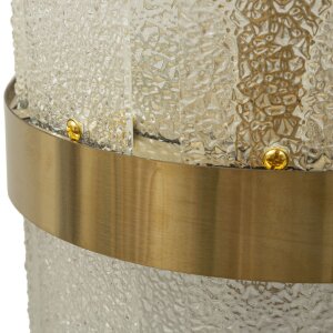 Mauro Ferretti Wandleuchte Gris E14 20x14x28 cm gold weiß