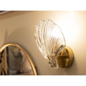 Mauro Ferretti Настенный светильник Shell E14 20x14x22 см золото